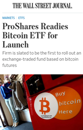 Proshare bitcoin ETF launch